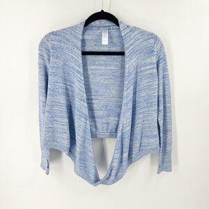 ✅ Ivivva Girl’s Wrap Cardigan Sweater BLUE SIZE 8 EUC